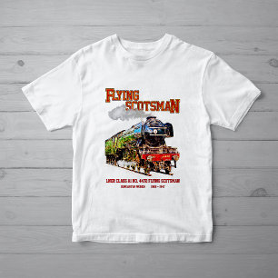 Flying Scotsman Steam Train English Locomotive T-Shirt