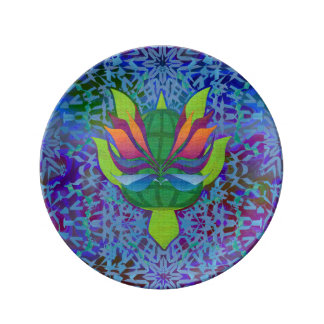 Flying Sea Turtle Porcelain Plates