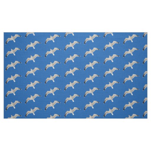Flying seagull fabric