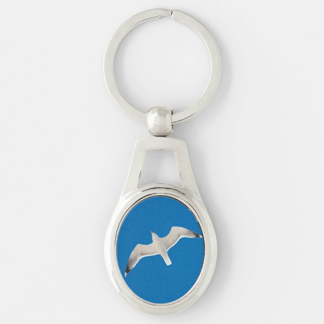 Flying seagull keychain (Front)