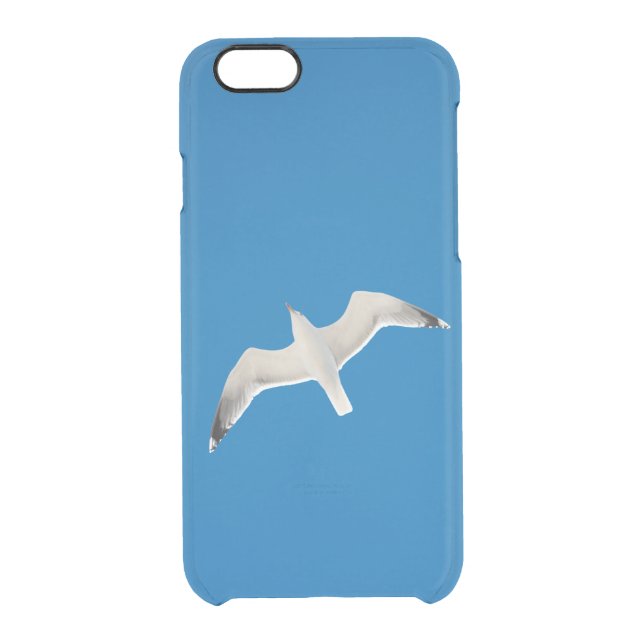 Flying seagull uncommon iPhone case (Back)