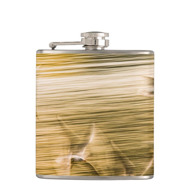 Flying seagulls - abstract flask (Front)