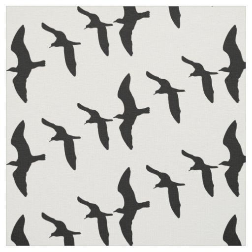 Flying Seagulls Fabric