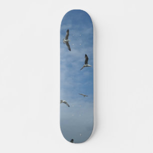 Flying Seagulls Skateboard Deck