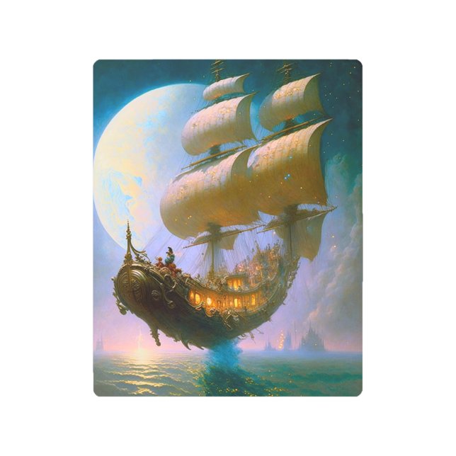 Flying Ship Fantasy Art (Front)