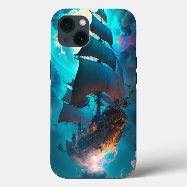 Flying Ship Fantasy Art Case-Mate iPhone Case (Back)