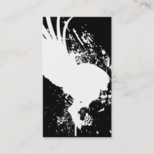 flying skull business card templates