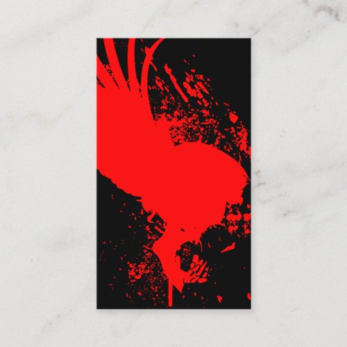 flying skull business card templates