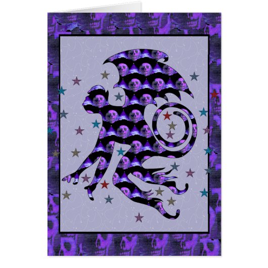 Flying Skull Monkey Cards (Front)