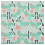 Flying Solo Airplanes Fabric
