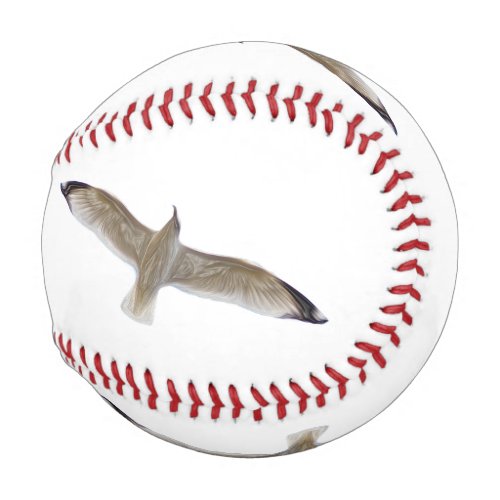 Flying Solo Seagull in the Sky Baseball