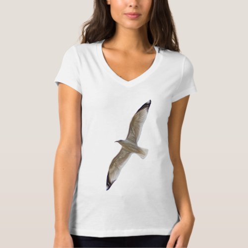 Flying Solo Seagull T_Shirt