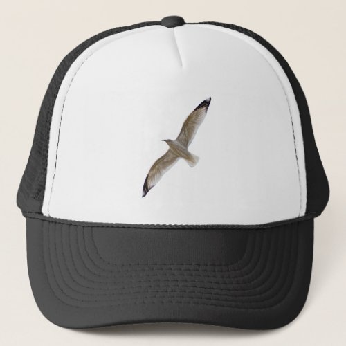 Flying Solo Seagull Trucker Hat