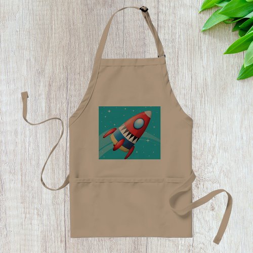 Flying Spaceship Apron