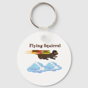 Flying Squirrel Keychain