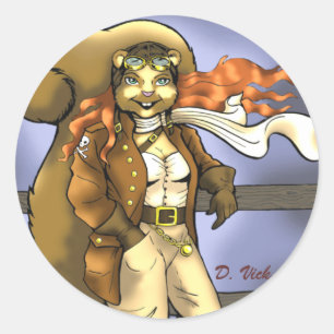 Flying Squirrel Sticker