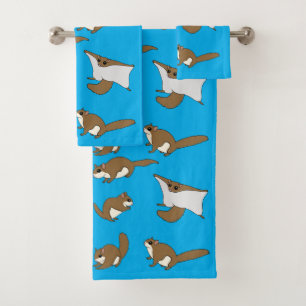 Flying Squirrels Bath Towel Set
