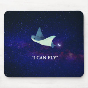 Flying Stingray Mouse Pad