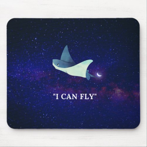 Flying Stingray Mouse Pad
