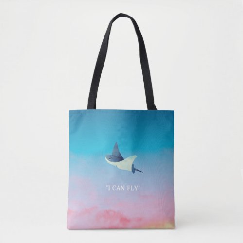 Flying Stingray  Tote Bag