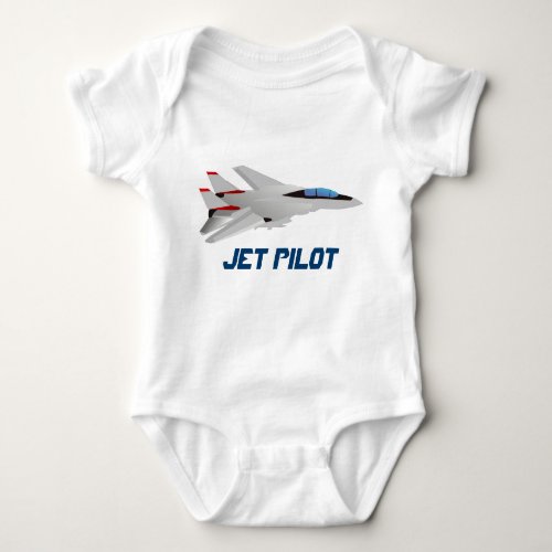 Flying Supersonic Airforce Jet Baby Bodysuit