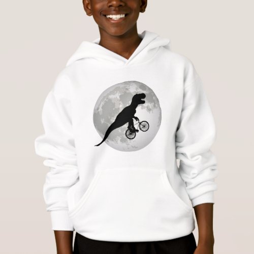 Flying t_rex design hoodie