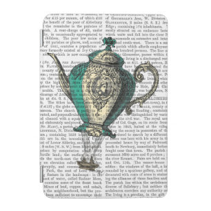 Flying Teapot 1 Green and Yellow iPad Mini Cover