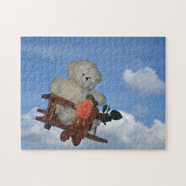 flying teddy bear jigsaw puzzle (Horizontal)
