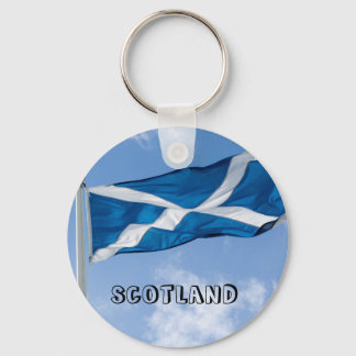 Flying the flag for Scotland Keychain