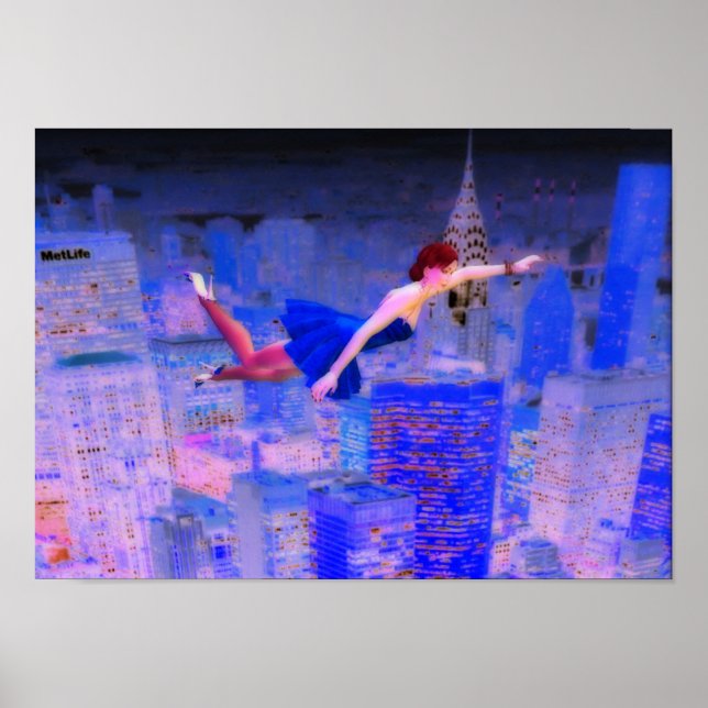Flying through the Spirit World Poster (Front)
