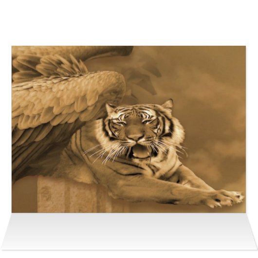 Flying Tiger Card (Inside Horizontal (Top))