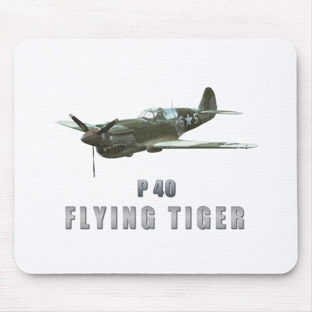 Flying Tiger Mouse Pad (Front)