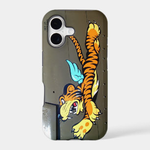 Flying Tiger Nose Art (Vintage P-40 Fuselage) iPhone 17 Case