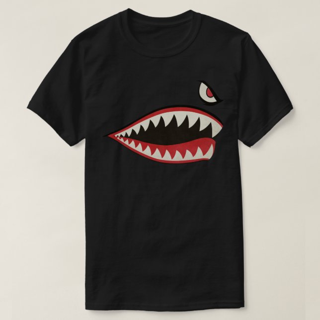 Flying Tigers Nose Art T-Shirt (Design Front)
