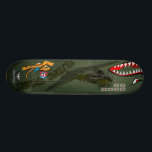 Flying Tigers P-40 Skateboard Deck<br><div class="desc">AVG Flying Tigers</div>