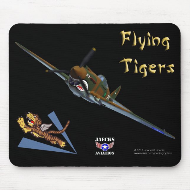 Flying Tigers P-40B Warhawk Mousepad (Front)
