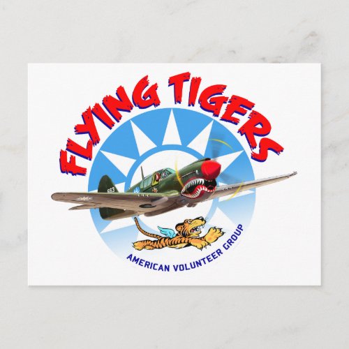Flying Tigers Postcard