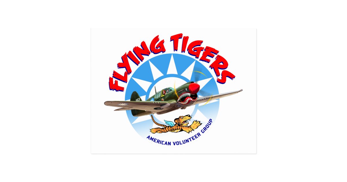 Flying Tigers Postcard