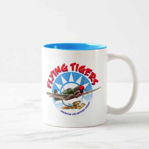Flying Tigers Two_Tone Coffee Mug