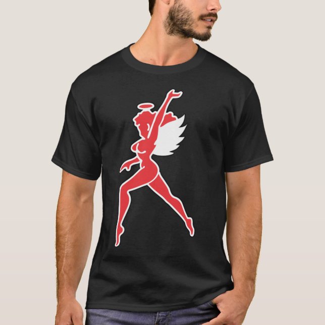 Flying Tigers WWII Angels of Hell Logo Classic T-S T-Shirt (Front)