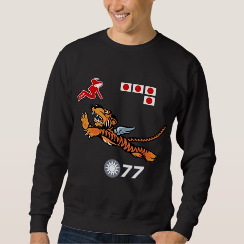 Flying Tigers WWII Nose Art Sweatshirt