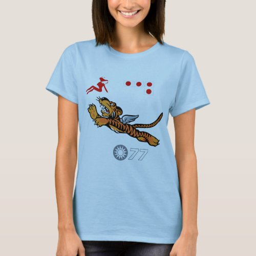 Flying Tigers WWII Nose Art T_Shirt