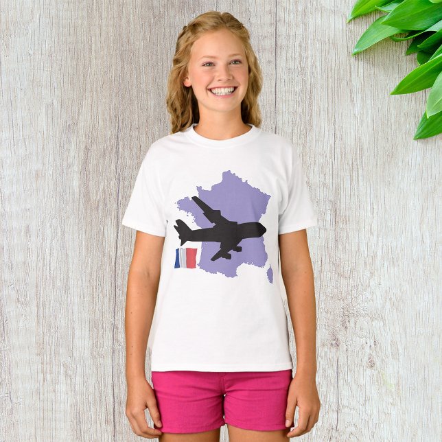 Flying To France T-Shirt (Creator Uploaded)
