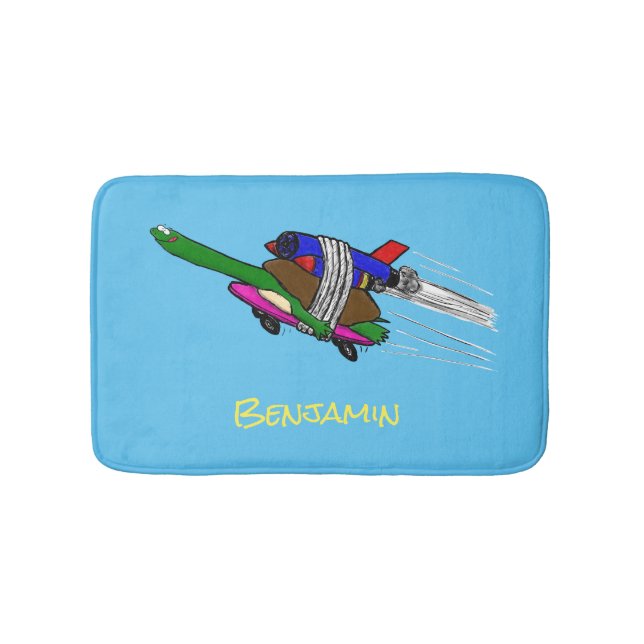 Flying tortoise bath mat (Front)