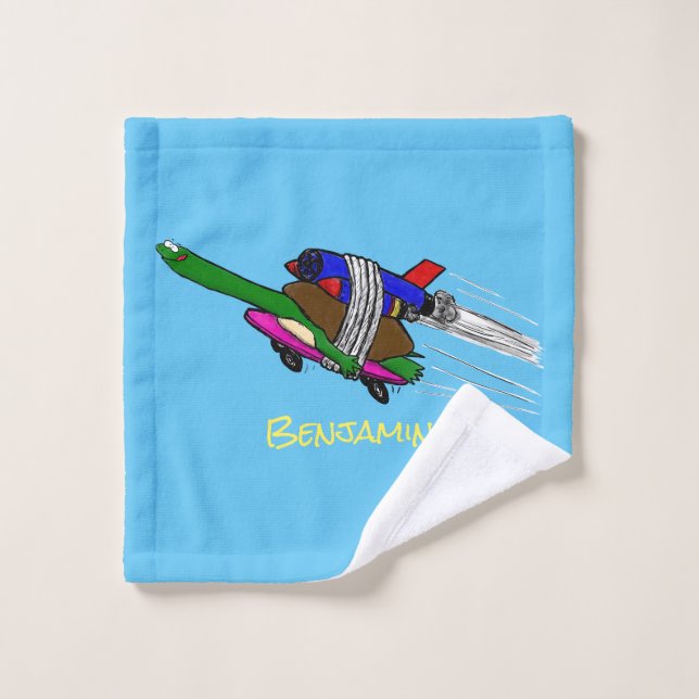 Flying tortoise bath towel set (Wash Cloth)