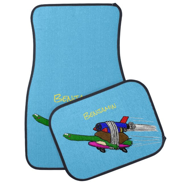 Flying tortoise car floor mat (Set)
