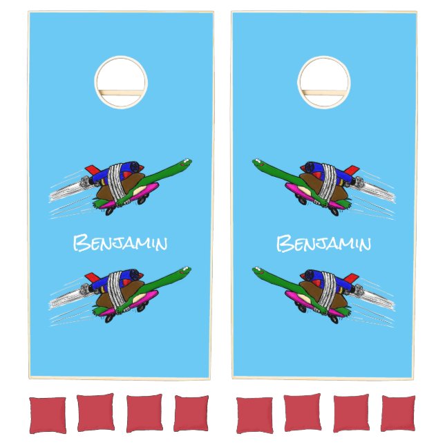 Flying tortoise cornhole set (Set)