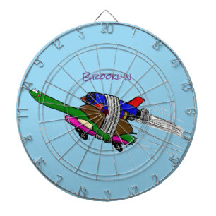 Flying tortoise dart board