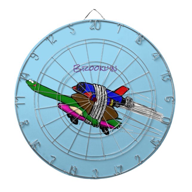 Flying tortoise dart board (Front)