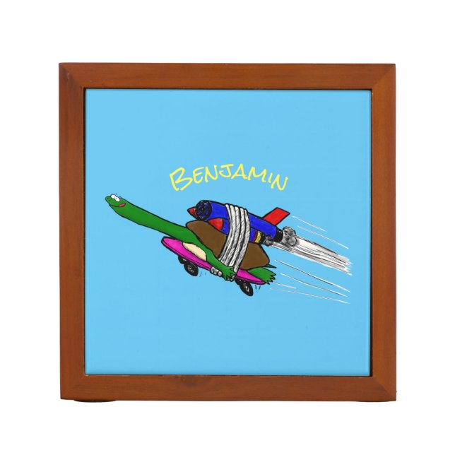 Flying tortoise desk organizer (Front)